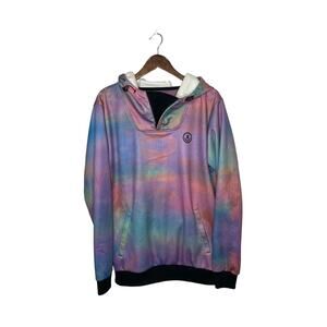 Neff Hero Shredder Ski/Snowboard Hoodie sz Medium colorful